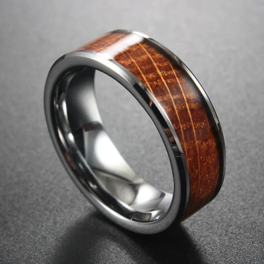 Showcasing Love in a Distinctive Style: Whiskey Barrel Men's Wedding Rings