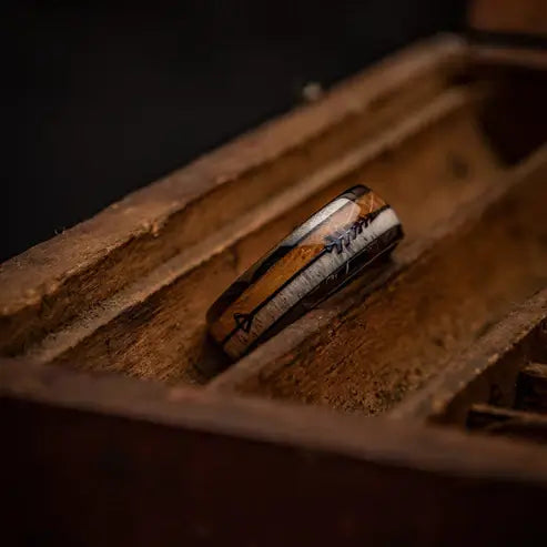 The Allure of Authenticity: Why Women's Deer Antler Wedding Rings Are Capturing Hearts