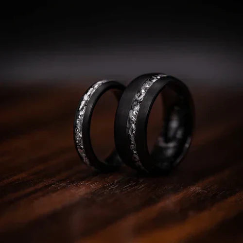 Why Meteorite Rings Are Taking Over Men’s Wedding Bands